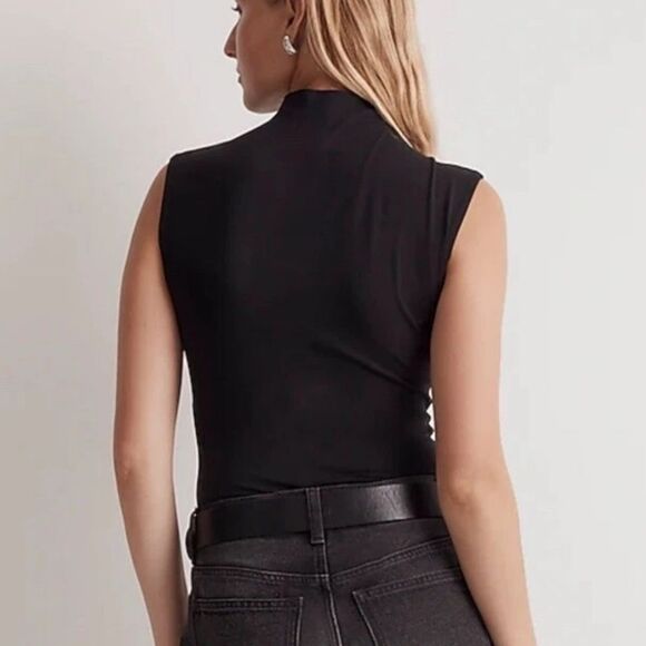 Madewell Funnelneck Cropped Muscle Tee Size Xs - Picture 3 of 16